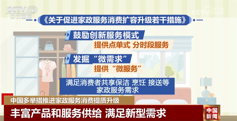 威廉希尔入口4方面12项重点举措家政服务“旧”领域将发生什么“新”改变？一文了解(图1)